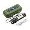 LED Rechargeable Torch T6-30360° Rotating Flashlight (T23450)
