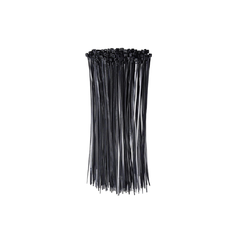 MAX FIX Nylon 66 Self-Locking Cable Ties 4.8 × 150mm – Heavy-Duty Black Zip Ties, UL 94V-2, 100 Pieces Pack