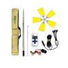 360° Dual LED Floodlight Fishing & Camping Kit –  Telescopic Pole with Remote Control