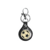 Ivy Sports-Themed Leather Key Chain – Football  & Racing Charm Keyring with Metal Split Ring