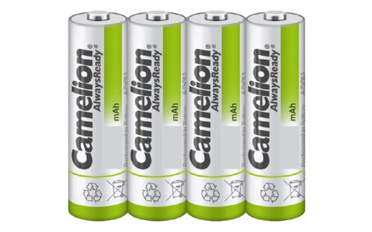 Camelion 1.2V 300mAh AAA Rechargeable Batteries Pack of 4 | Reliable & Eco-Friendly (T26744)