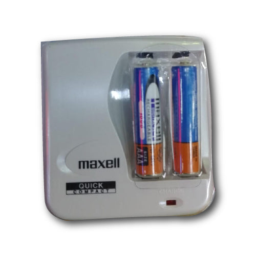 Maxell Compact Battery Charger Lightweight Fast & Reliable Power Solution (T19786)