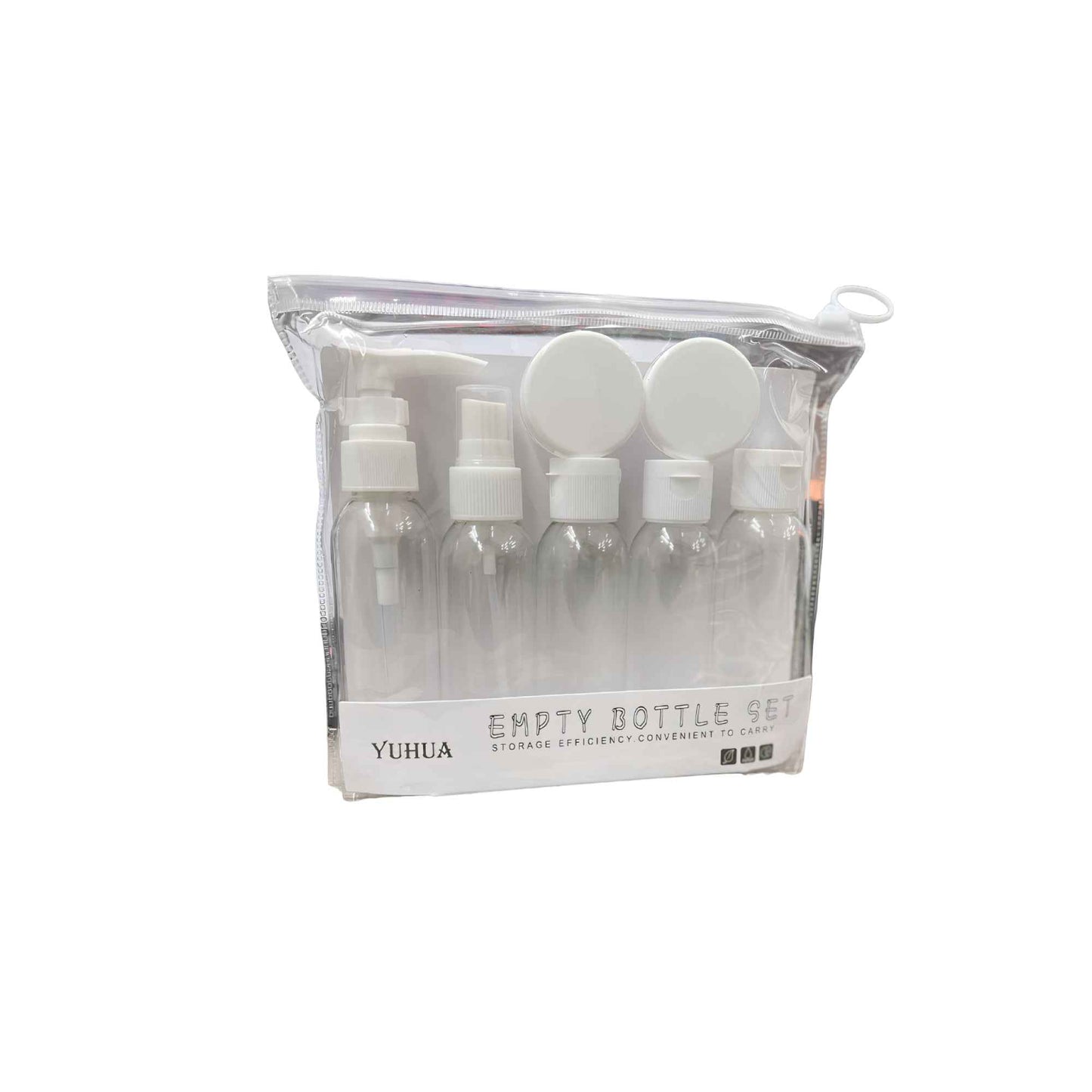 Empty Bottle Set 3 Refillable Travel Bottles for Storage and Convenience (T27694)