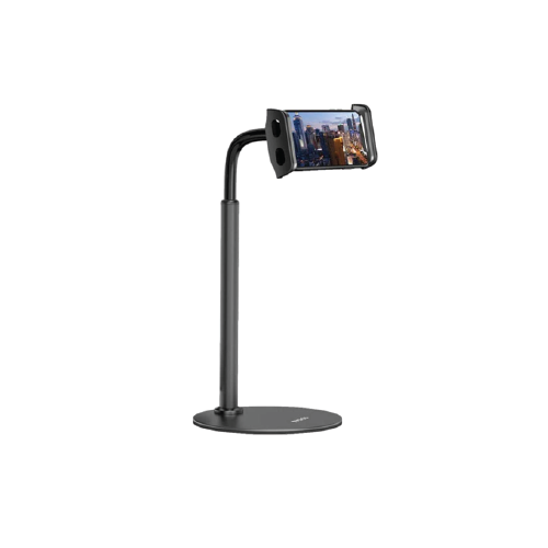 Telescopic Rod Desktop Stand – Adjustable Phone & Tablet Holder