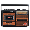 مشغل كاسيت محمول KNSTAR FP-319BT ريترو وراديو بأربع موجات - تشغيل موسيقى بلوتوث وUSB وبطاقة SD