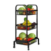 3-Layer Folding Fruit and Vegetable Basket Rack SHO-201 (T25748) - Alqamarshop