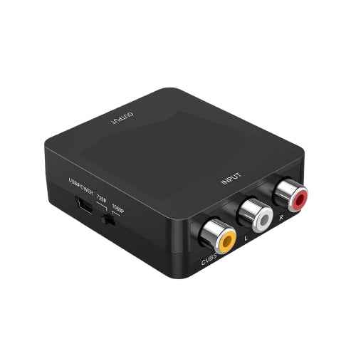 HDMI to AV CVSB/RCA Converter HA1308 High-Quality Video Audio Adapter