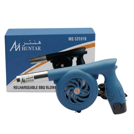 Huntar Rechargeable BBQ Blower MS-531919 Portable Electric Air Blower for Charcoal Grill and Fire