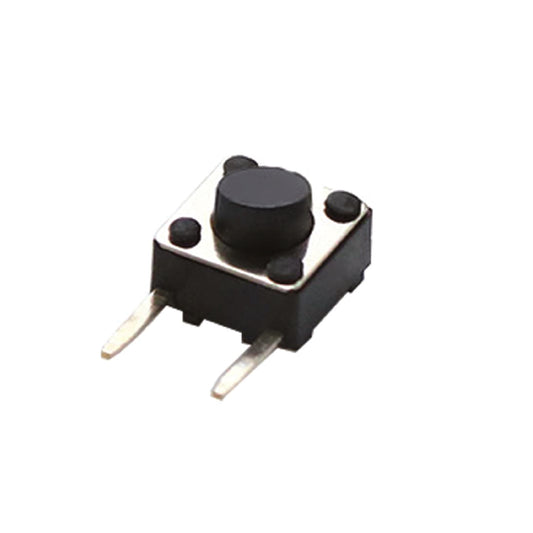 2-Pin Vertical Tactile Micro Switch – Momentary Push  Button for PCB Applications (T27970)