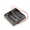 AA Cell Battery Holder with Hard Plastic Cover –  Single ON/OFF Switch & Wire, Pack of 1