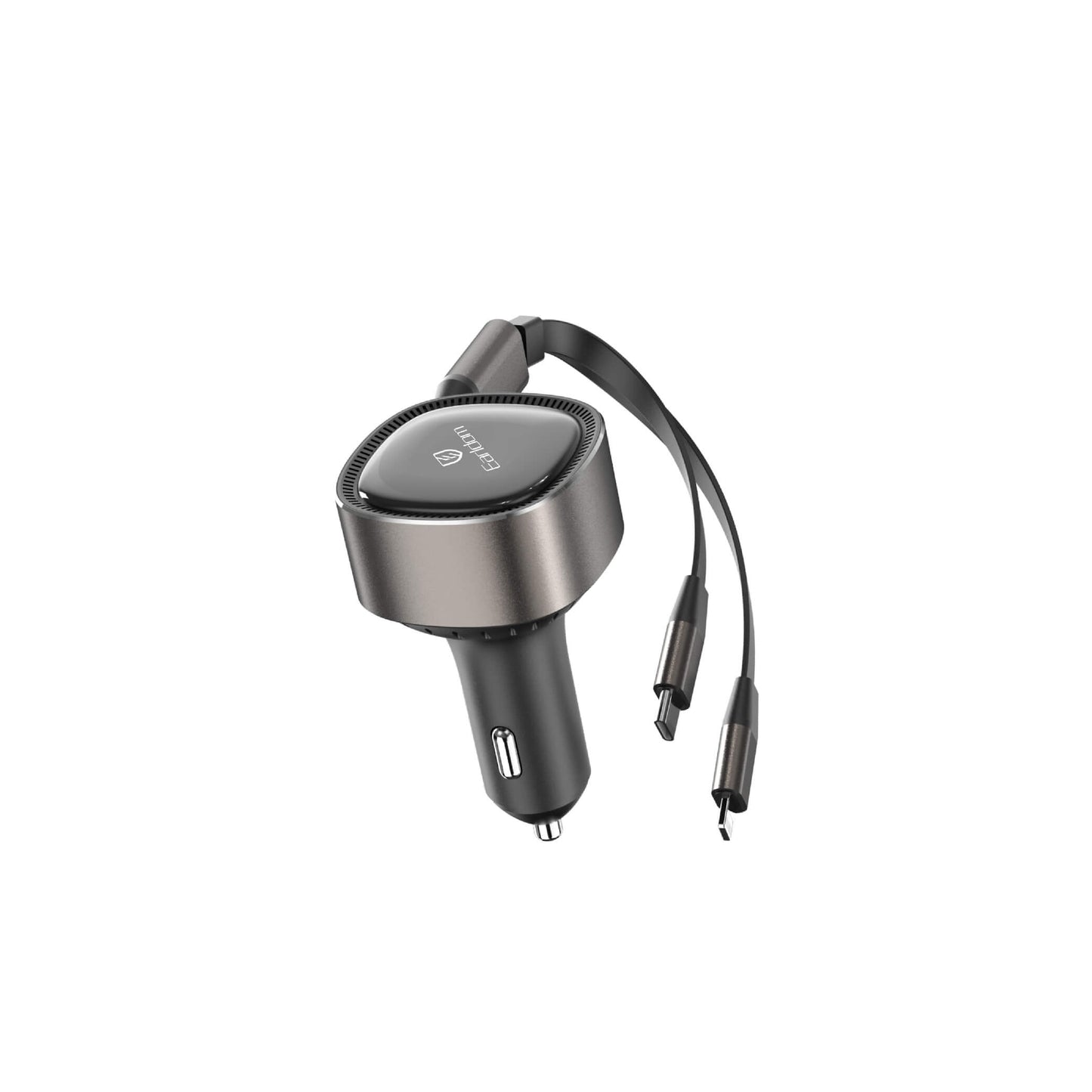 Earldom ES-CC30 Compact RetractableUSB-C Car Charger 30W (SN)