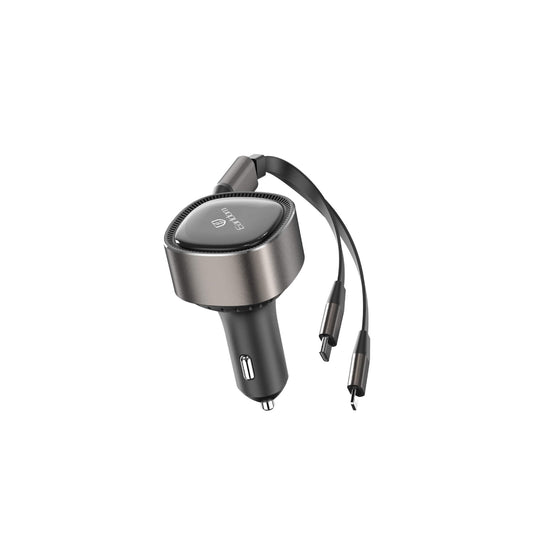 Earldom ES-CC30 Compact RetractableUSB-C Car Charger 30W (SN)