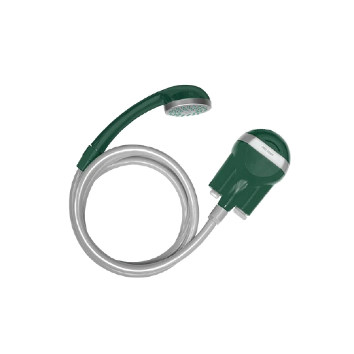 Green Lion Rechargeable Portable Outdoor Shower – 2200mAh, Green