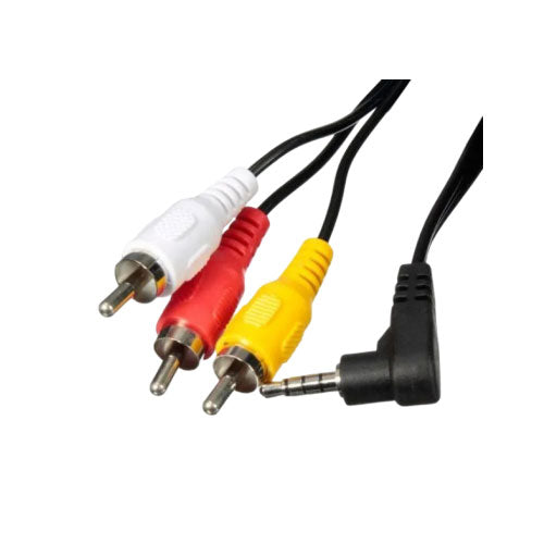 0701 Stereo to 3 AV Cable 1.8M, High-QualityAudio Video Wire (T00564)