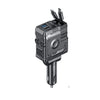 WEKOME WP-C59 75W Car Charger Retractable Cable and Dual Port Fast Charge (SN)