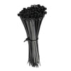 Kuwes Heavy-Duty Nylon Cable Ties 7.6mm Black 100pcs Min 8  Max 144kg Tensile (T26956) - Alqamarshop