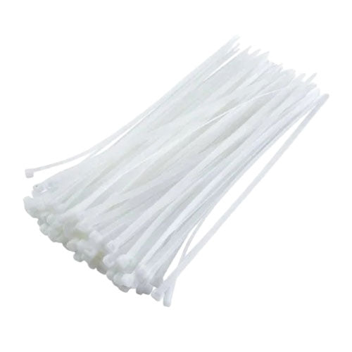 Nylon Cable Ties 390STC  White 100pcs Strong and Versatile Zip Ties (T20958)