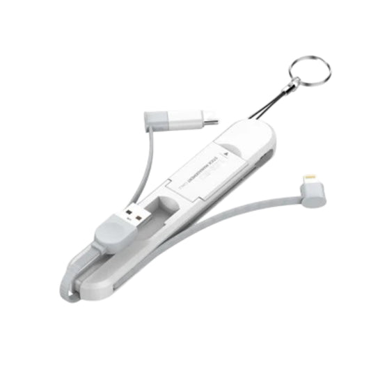 LDNIO LC130 3-in-1 Stick Management Cable 3.8A Fast Charging & Multi-Connector (SN)