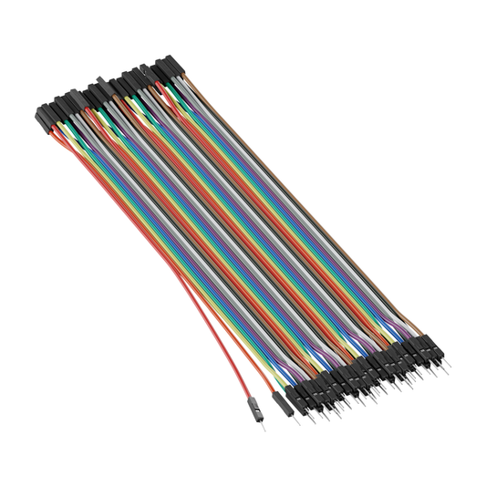 Male to Female jumper connecting wires for Arduino breadboard 30cm