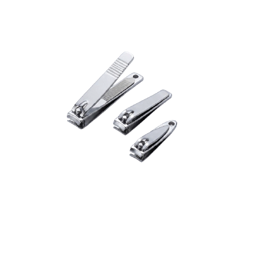 3-Piece Stainless Steel Nail Clipper Set – Professional Manicure & Pedicure Nail Cutter Kit