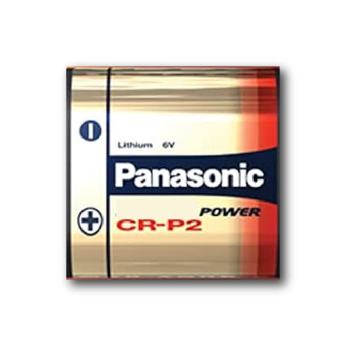 Panasonic CR-P2 Lithium 6V Battery Reliable  Power for Cameras & Devices (T05090)