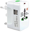 Universal Travel Adapter with Dual USB Ports – W188 All-in-One Worldwide Charger (T26961) - Alqamarshop