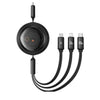 Free 2 Draw USB to M+L+C – 3-in-1 Fast Charging Cable (Micro, Lightning & Type-C) (S.N)