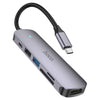 Hoco HB28 Type-C Multi-Function ConverterHDTV, USB, SD, TF, PD (SN)