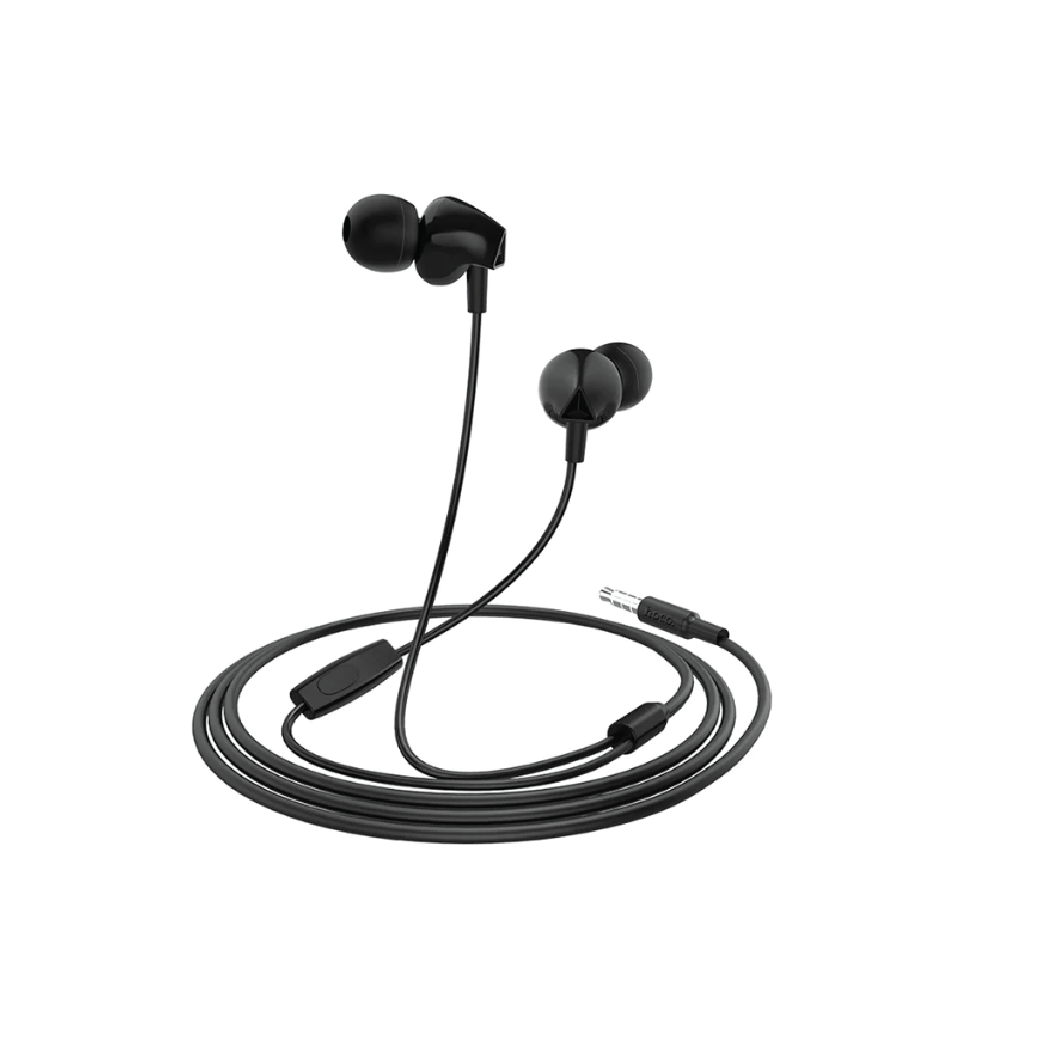 HOCO M60 Universal Wired Earphones with  Microphone-3.5mm Stereo Headset for Calls & Music