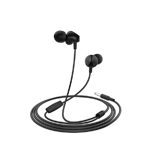 HOCO M60 Universal Wired Earphones with  Microphone-3.5mm Stereo Headset for Calls & Music