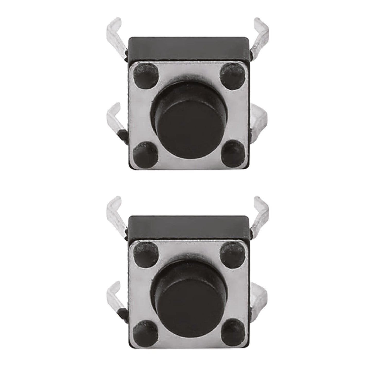 4-Pin Vertical Tactile Micro Switch 7mm – Momentary  Push Button for PCB (12V DC, 50mA) (T13670)