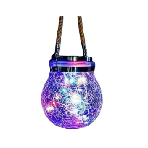 Solar Living SL-901 2 Pack Solar LED Crystal Lights Includes AA600 Rechargeable Battery in Each Light