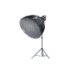طقم إضاءة سوفت بوكس احترافي COB بقدرة 300 واط من Plokama موديل PK-600S-B مع سطوع قابل للتعديل ومخرج خالي من الوميض