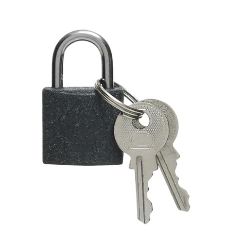Ablong Iron Padlock Grey, 20mm Compact Security Lock (T26452)
