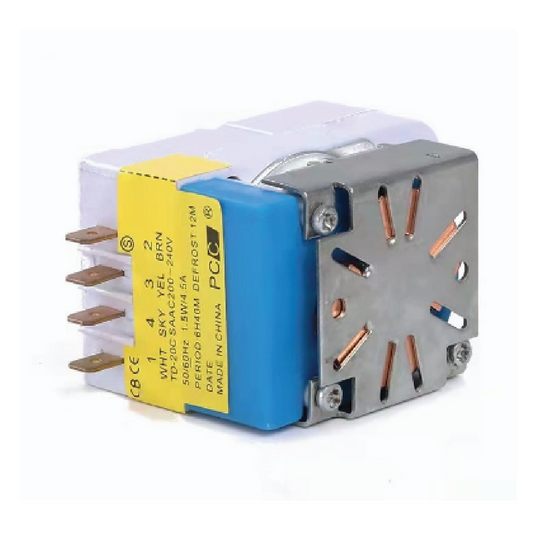 TD-20C SA Refrigerator Defrost Timer – 4-Pin No-Frost Defrost Control Timer 220V–240V AC