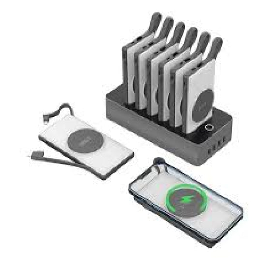 8-in-1 Wireless Power Bank with Fast Charging &  Multi-Function Design(S.N)