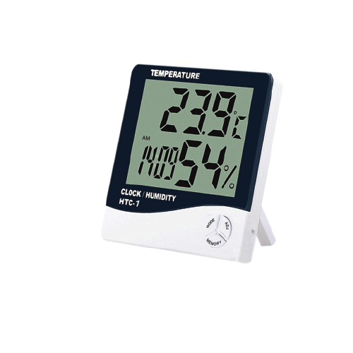 HTC-1 Digital Temperature & Humidity Meter with Clock, Alarm & MAX/MIN Memory