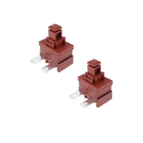 KAN-L5 Self-Locking Push Button Power Switch 7.5A 250VAC for Vacuum Cleaners & Water Heaters