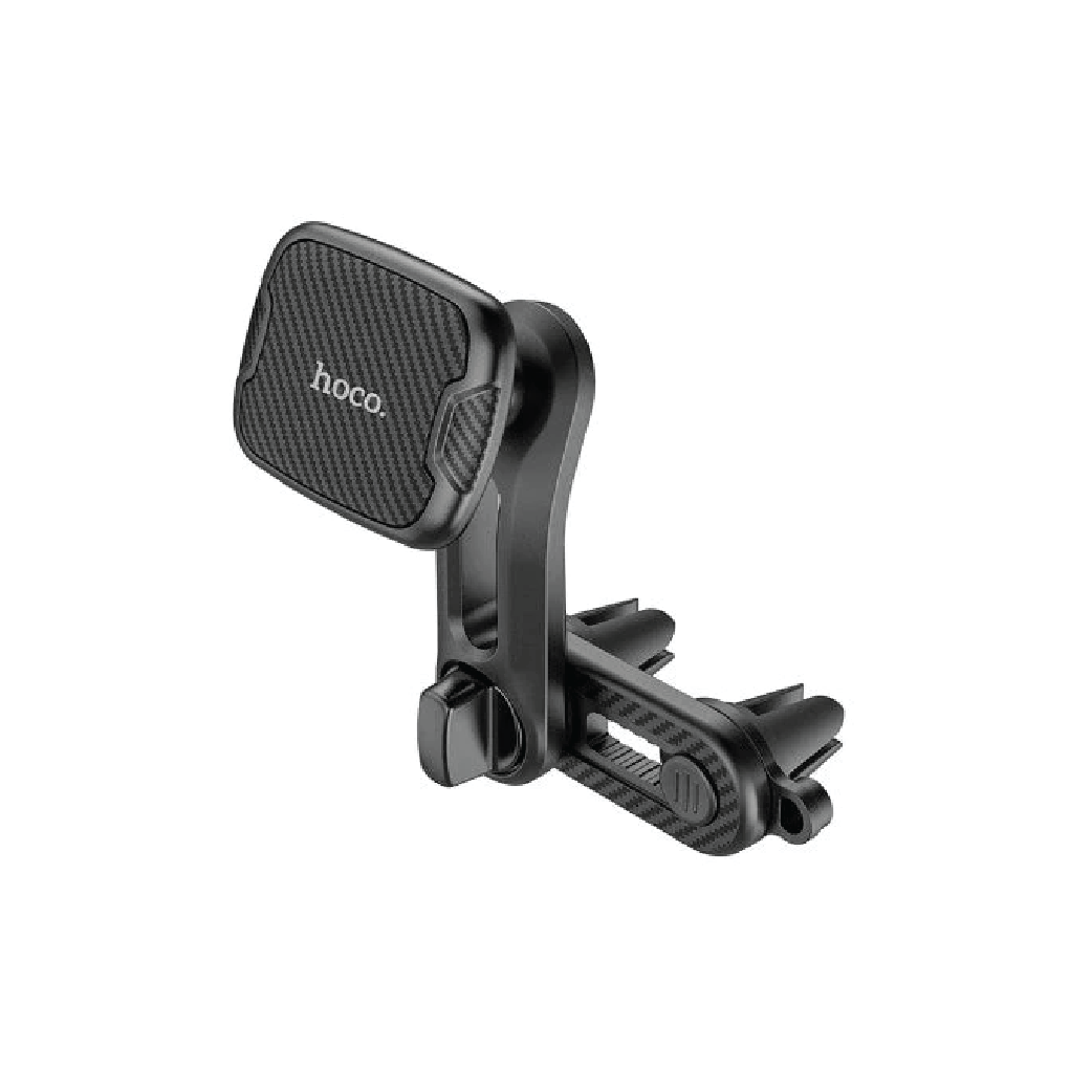 HOCO CA68 Double Air Outlet Magnetic Car  Holder – Dual Vent 360° Rotating Phone Mount