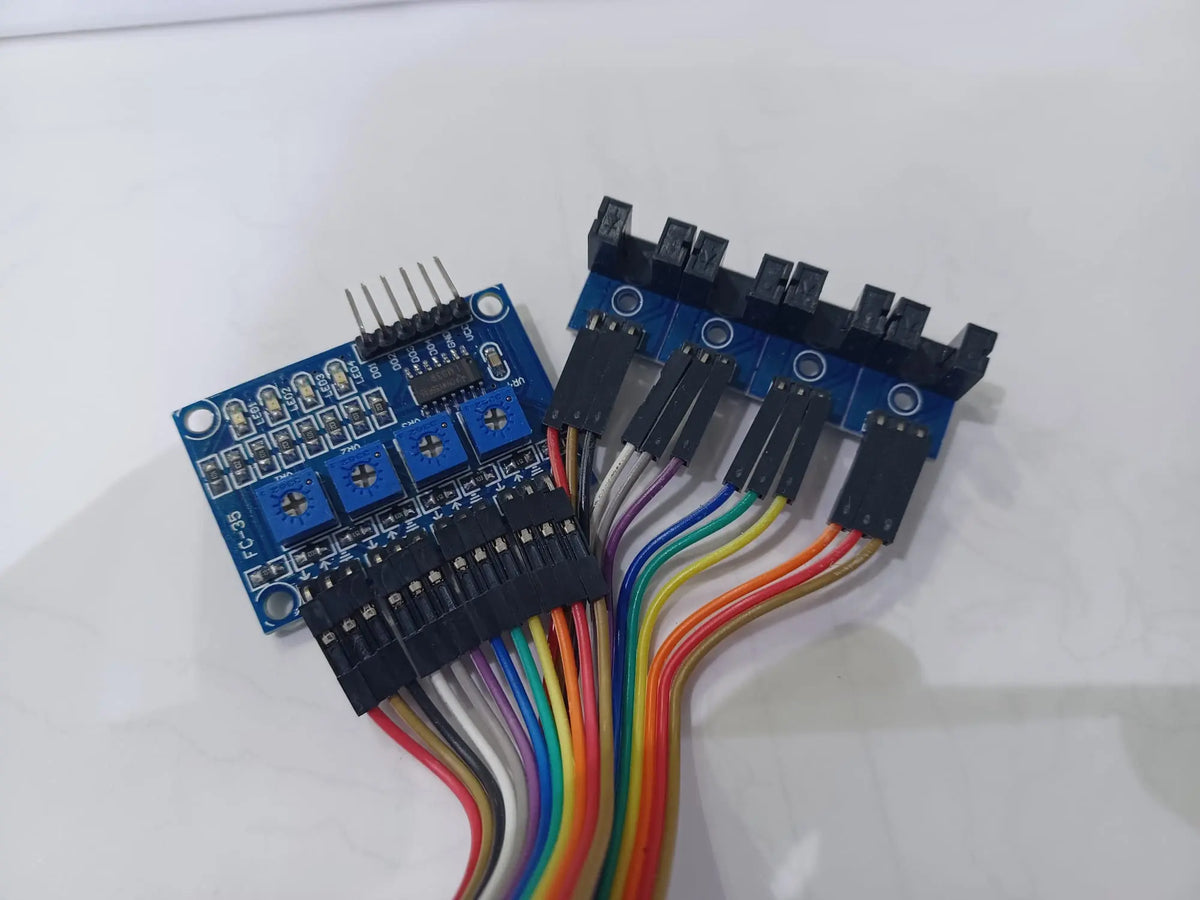 4-Channel Speed Sensor Module Groove Coupler