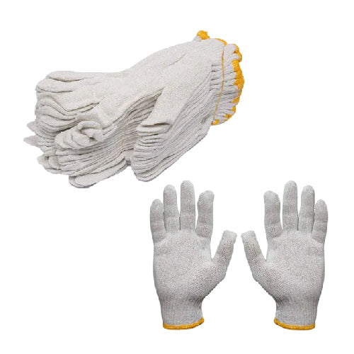 Cymate MS53931 Cotton Gloves Yellow 400 Pairs per Carton
