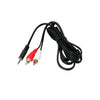 Stereo to 2 RCA Male Cable GF-68 1.5m Audio Lead  (T13062) - Alqamarshop
