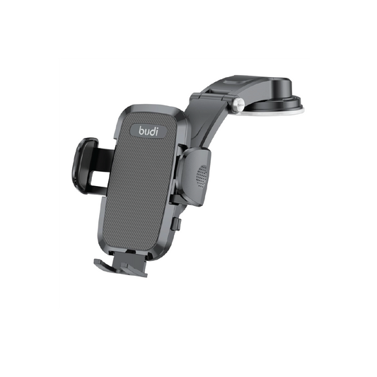 Budi Universal Car Mount Holder – 360° Rotating  Windscreen Smartphone Holder with Strong Suction Base