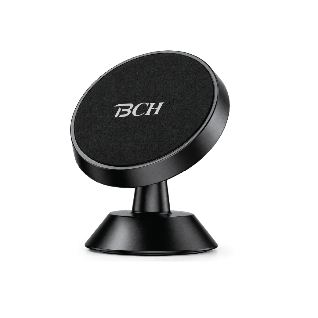 BICCHOO BC-CH02 Universal Magnetic Car Phone Holder – 360° Rotating Dashboard Mount
