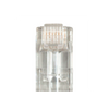 موصل FISH موديل RJ45 بـ 8 دبابيس – قابس شفاف 8P8C لكابلات الهاتف والشبكة