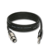 XLR Male to 6.3mm Mono TS Audio Cable 10M  Unbalanced Cable for Microphones, Mixers (T26767) - Alqamarshop