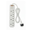 Robert 4-Way Power Extension Socket – 3m Cable