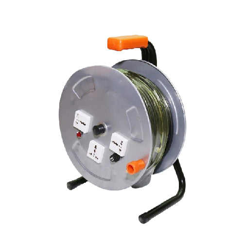Electric Cable Reel 25m – Heavy-Duty Metal Construction