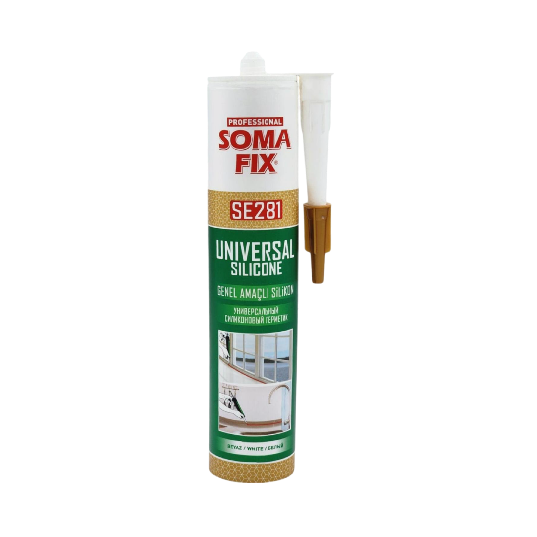 SomaFix Silicone Sealant White  SE281 (T26661) - Alqamarshop