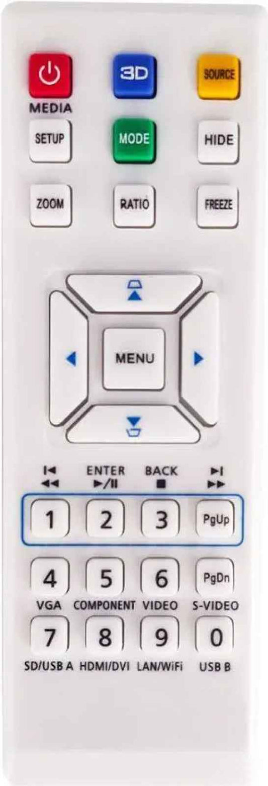 Acer Universal Projector Remote Control Compatible with Multiple Projector Models (T27789)